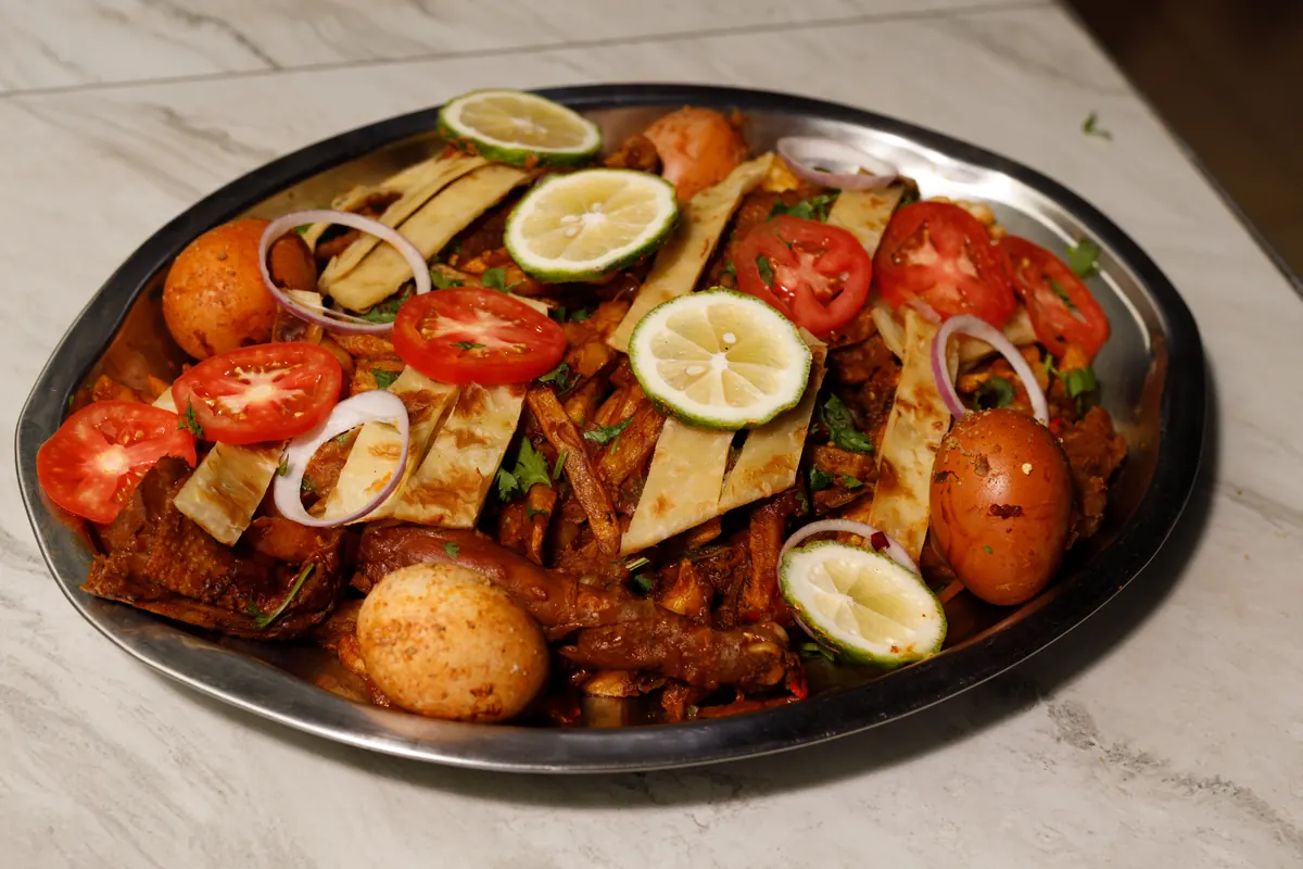 Grilled chicken wings platter